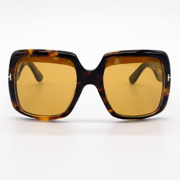 NEW TOM FORD TF1194 52E SUNGLASSES FT1194/S 52E WOMEN HAVANA EYEWEAR - Picture 3 of 10